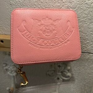 Vintage Juicy Couture Leather Jewelry Travel Case